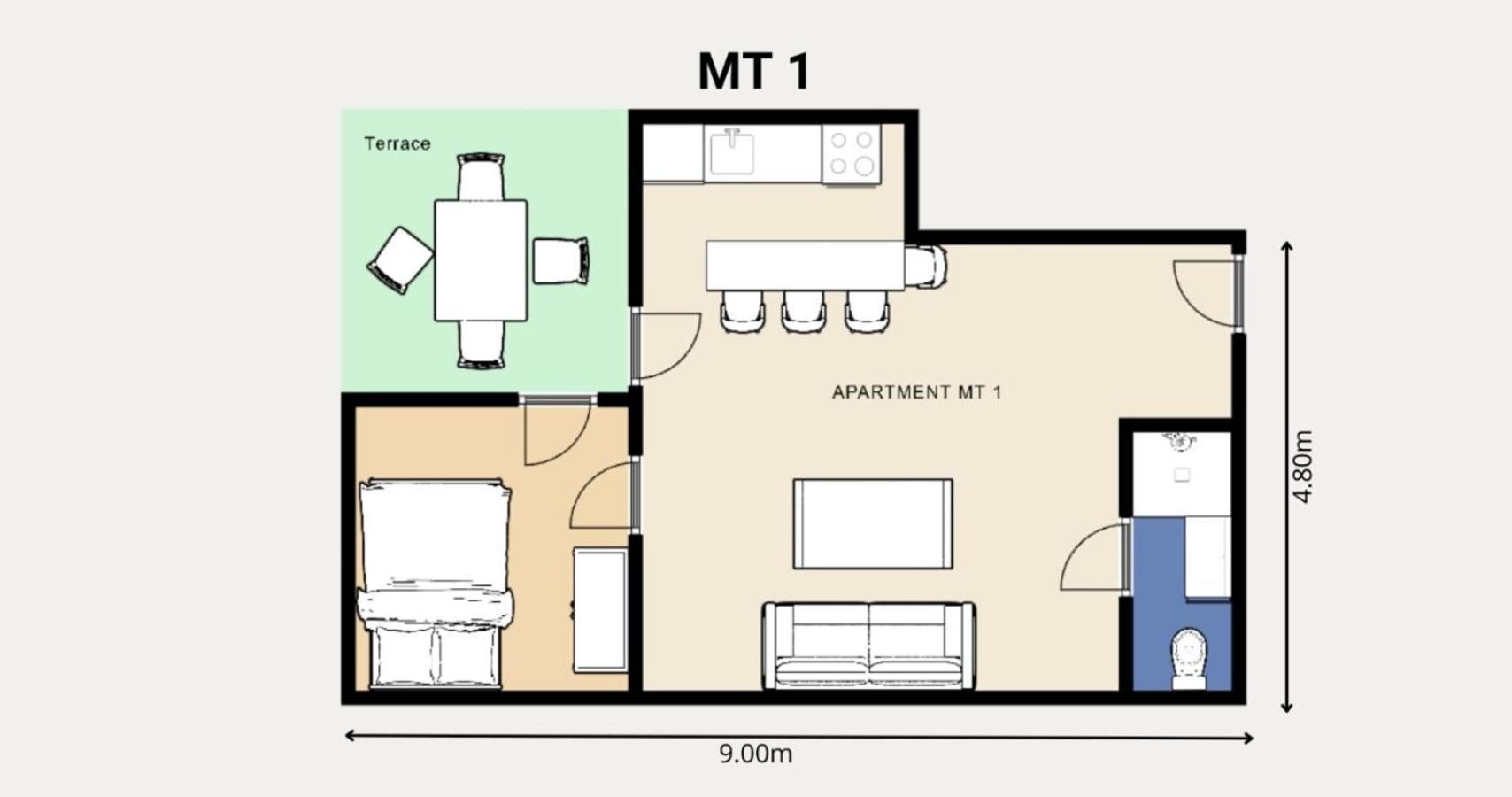 Studio Apartments Mt Smrika Exterior photo